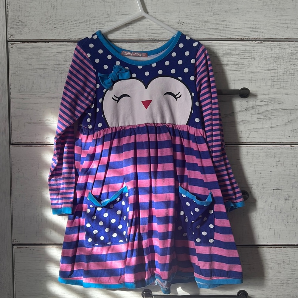 Jelly the Pug, sz 6, girls dress